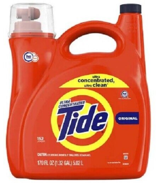 TIDE 'Original' Laundry Detergent Flüssigwaschmittel 152 Loads 5002 ml